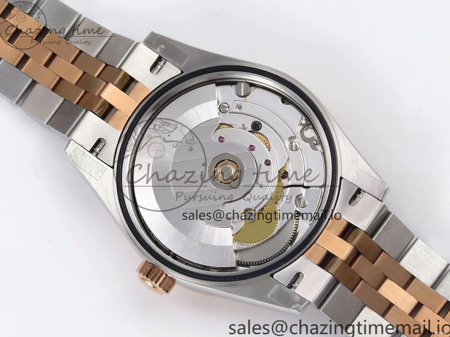 MiroTime 0401 Popular DateJust 31 278271 SS RG GMF 1:1 Best Edition 904L Steel Gray Roman Diamonds Dial on Jubilee Bracelet A 1165